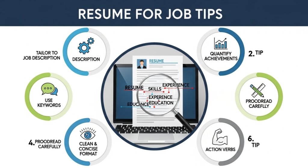 Resume for job Tips